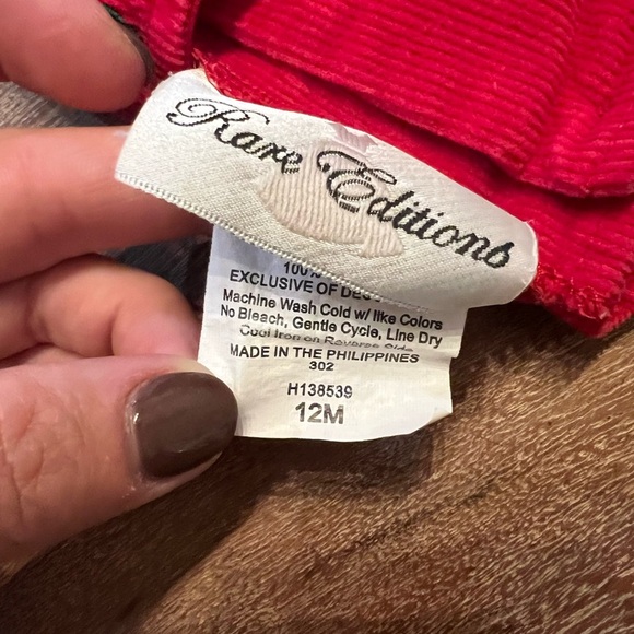 Rare Additions Christmas / Reindeer dress size 12 months - Picture 5 of 8